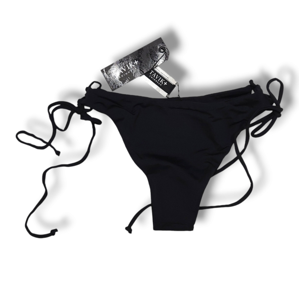 NWT Tavik Bebe Mini‎ Bikini Swim Bottom Sz.  XS [0-2] Black